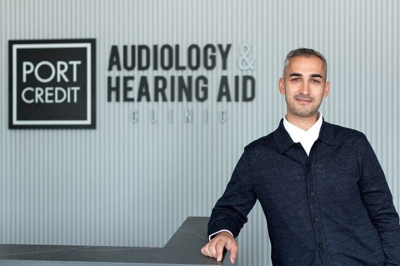 Dr. Dario Coletta of Port Credit Audiology In Office Reception