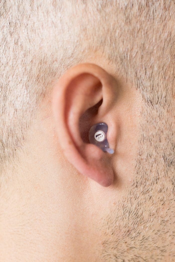 Custom molded earplug at Port Credit Audiology & Hearing Aid Clinic